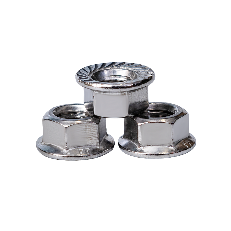 Đai ốc mặt bích lục giác SS304 DIN6923 M12