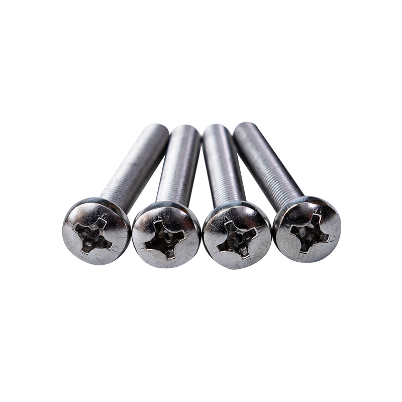 SS304 GB818 M4 Vít đầu máy lõm chéo